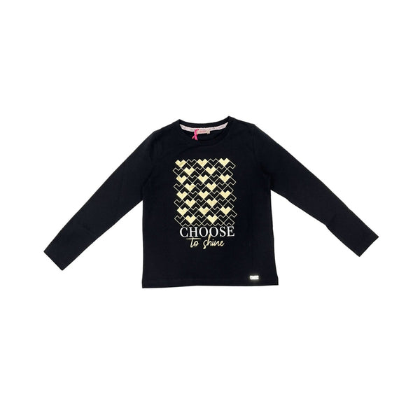 Black Printed T-shirts