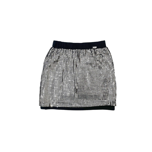 Black And Silver Bling Skirt