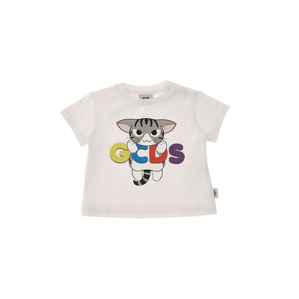 GCDS Kids Logo-Print Short-Sleeve T-Shirt