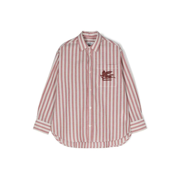 Boys Beige Pegaso Cotton Shirt
