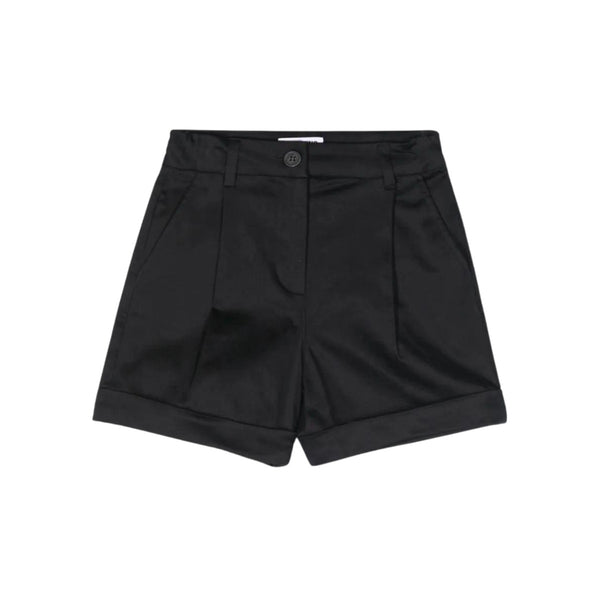 Girls Pleated Stretch-Cotton Shorts