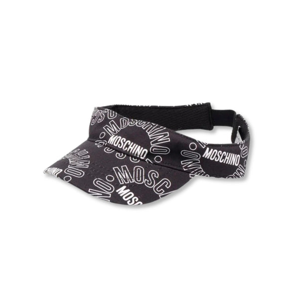Logo Print Cotton Visor Cap