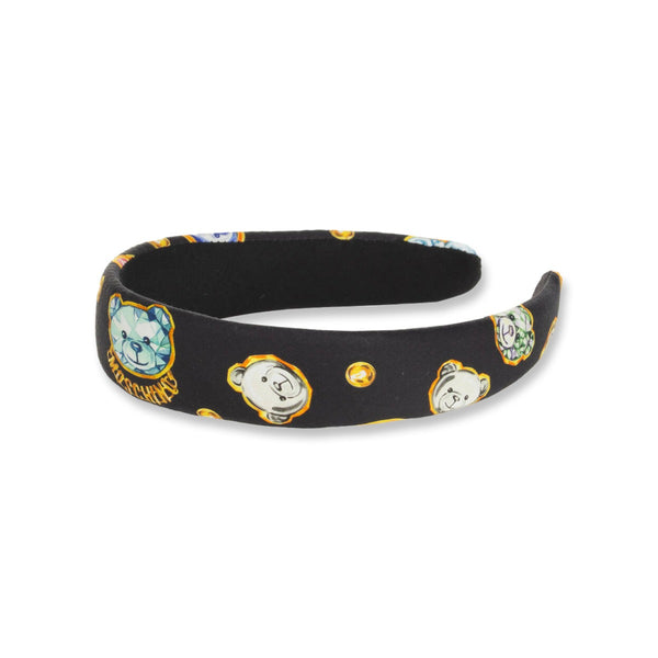 Girls Black Teddy Bear Hairband