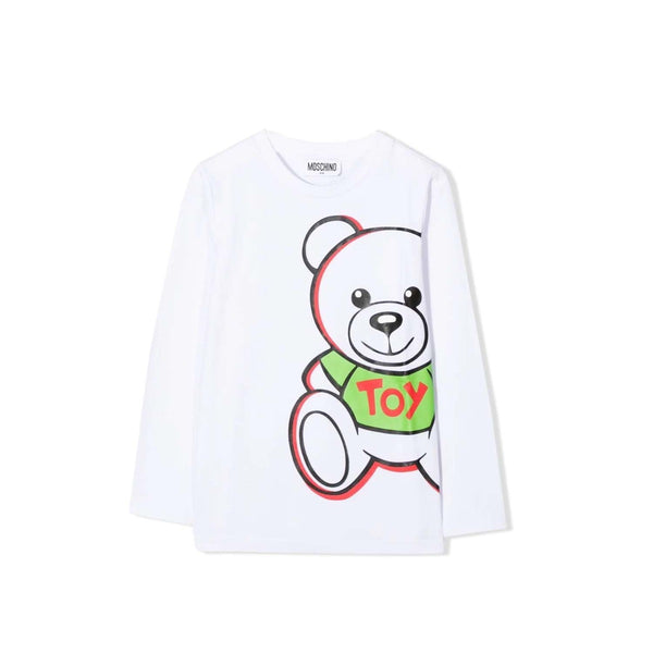 Moshino Teddy Bear Print Long Sleeve T-Shirt