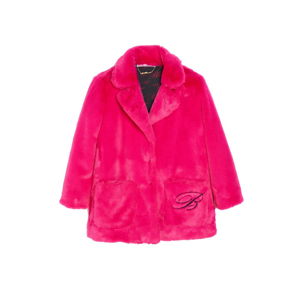 Pink Faux Fur Coat