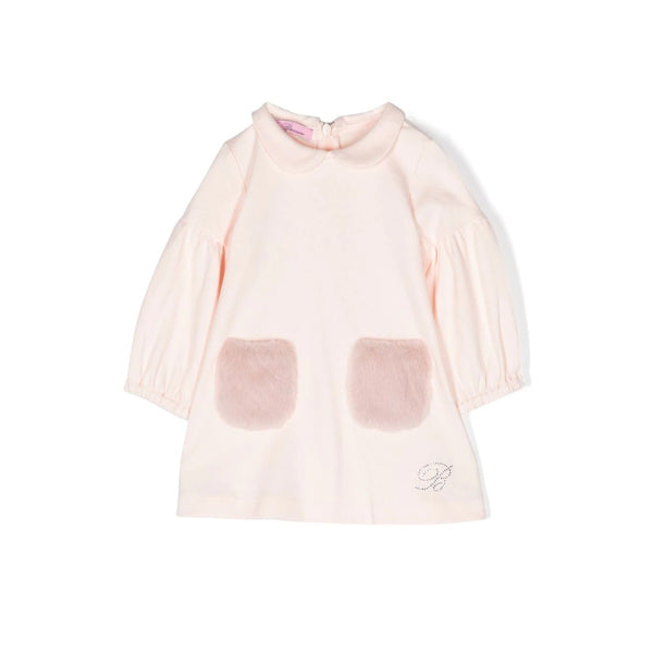 Rose Peach Dress For Girls