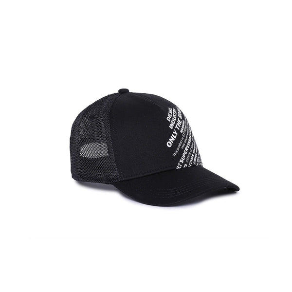 Baseball Cap With Slogan Print