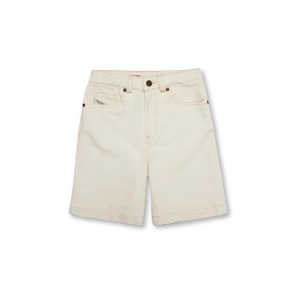 Boys Ivory Denim Shorts
