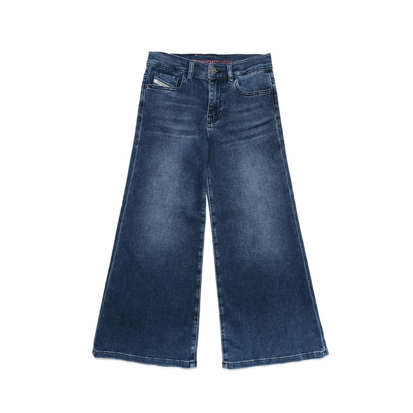 Diesel Washed Wide Leg Jeans