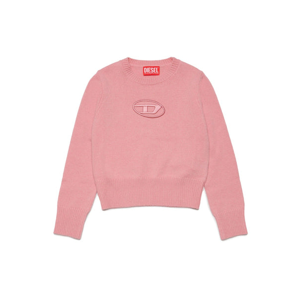Girls Pink Cashmere Blend Sweater