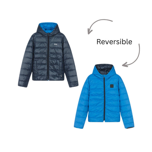 Boys Blue Reversible Jacket