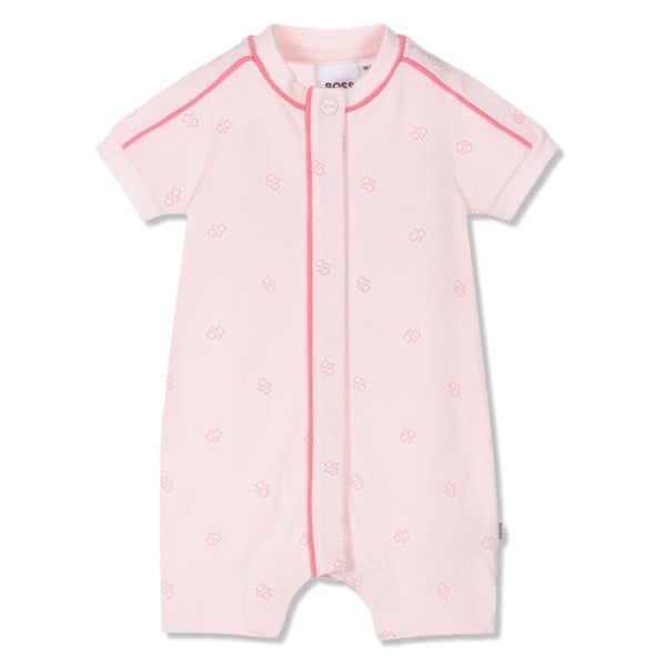 Baby Girls Pink Cotton Shortie