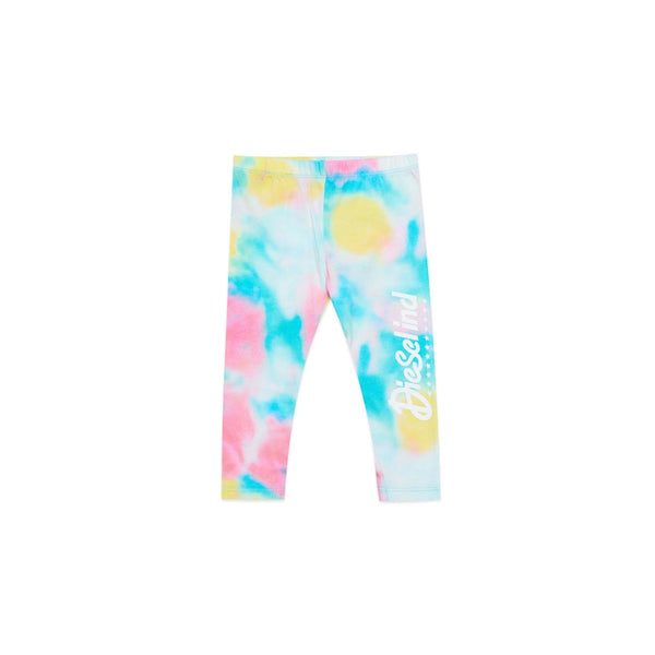 Leggings Pants With Multicolor Bubble Allover