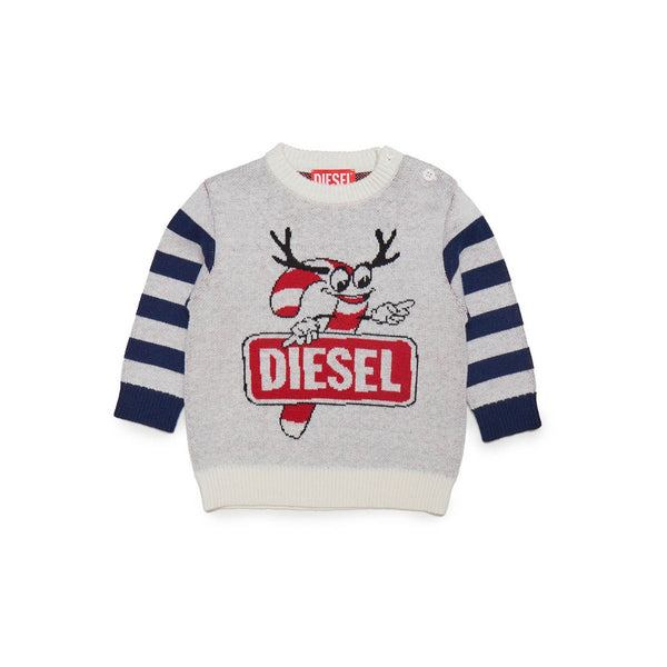 Baby Kids Grey Logo Print Sweatshirt