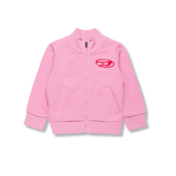 Baby Unisex Zipped Sweatshirt With Oval D-Print