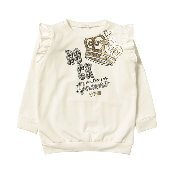 Girls Liu Jo Sweatshirt With Rock Logo
