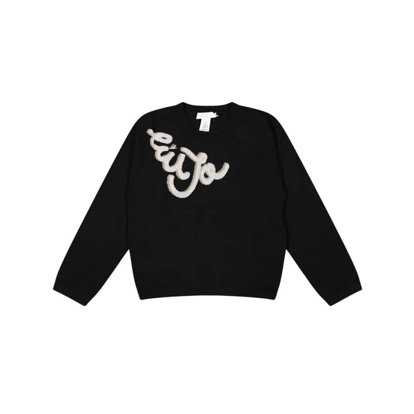 Black Logo Sweatshirts For Girls