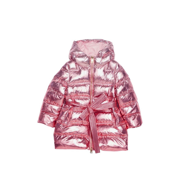 Pink Laminato Girls Jacket