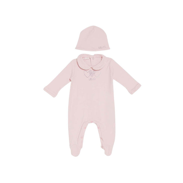 Onesie With Hearts And Logo
