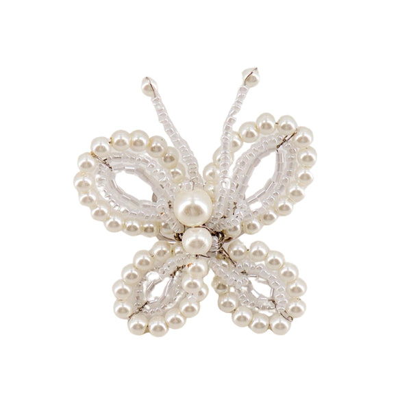 The Amaryllis Pearl Butterfly Luxury Girls Ring