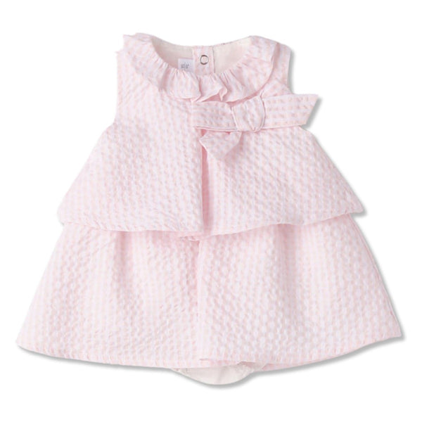 Baby Girls Pink Bow Dress