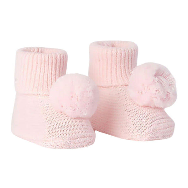Baby Girls Pink Knitted Socks