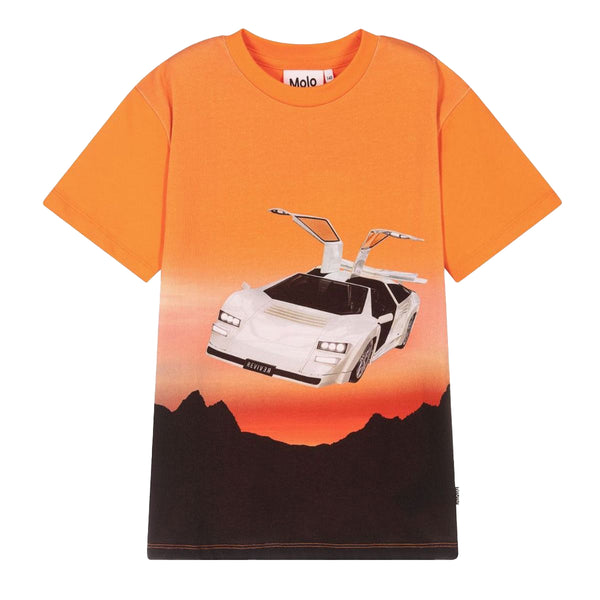 Boys Orange Car T-Shirt