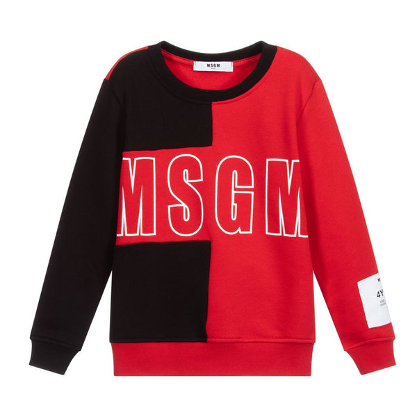 Black & Red Logo Sweatshirt