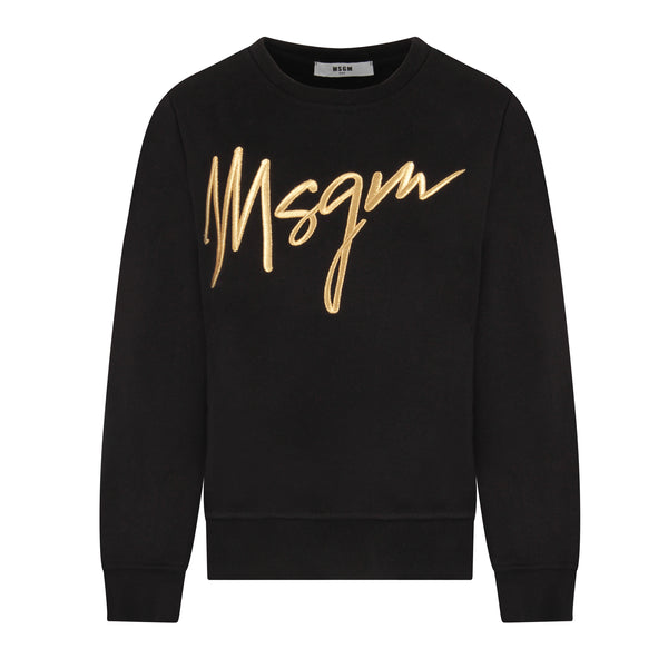 Black & Gold Logo Sweatshirt