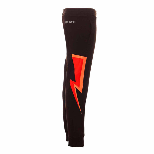 Boys Thunderbolt Logo Print Joggers