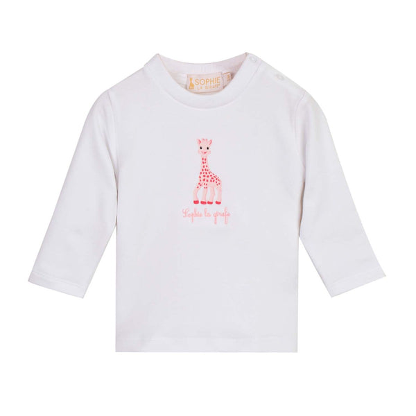 Baby Giraffe Girl Sweatshirt -Pink