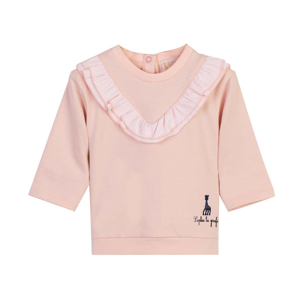 Baby Pink Frill Sweatshirt