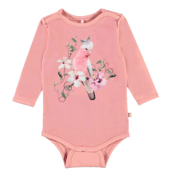 Foss Pink Parrot Romper