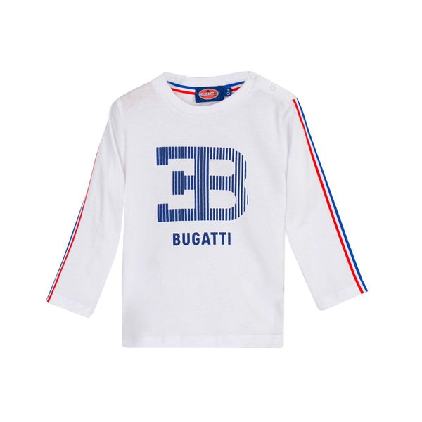 Bugatti Baby Boys White Full Sleeve T-Shirt