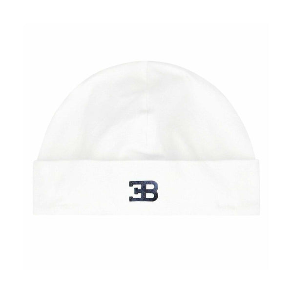 Baby Boys White Logo Pima Cap