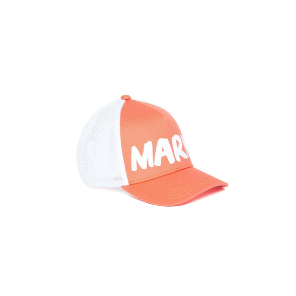 Orange Trucker Cap With Marni Logo