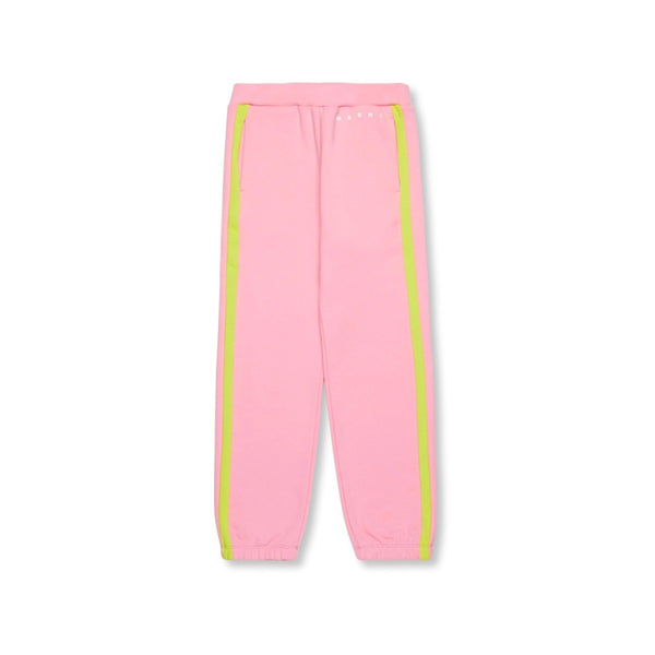 Unisex Pink Stripe-Detail Track Pants