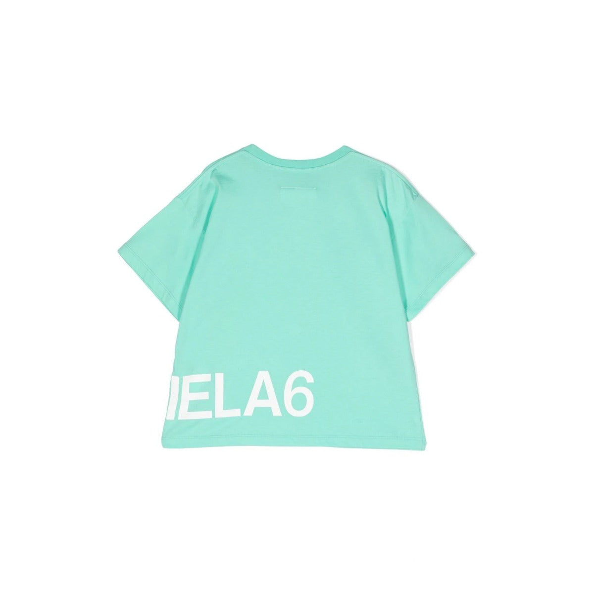Buy Girls Sea Green Cotton T-Shirt Online from MM6 MAISON