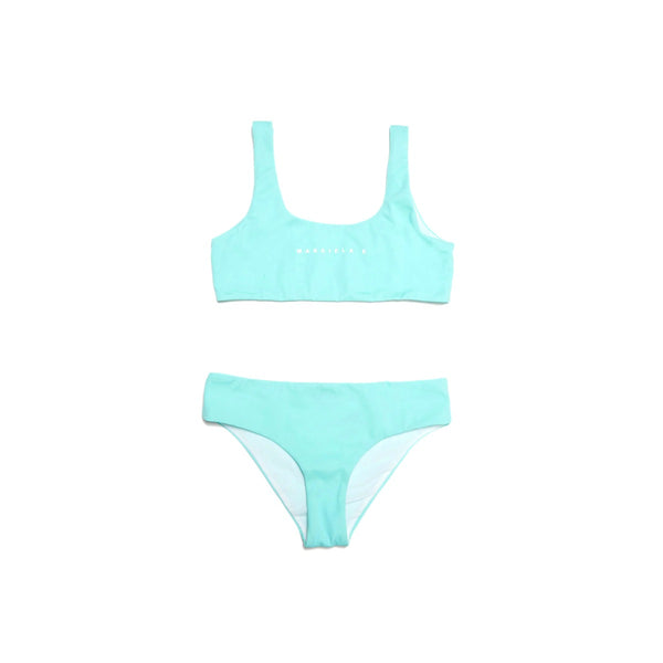 Girls Sea Green Bikini Set