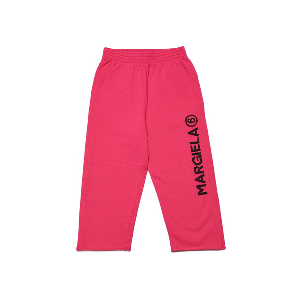 Girls Pink Logo-Print Track Pants