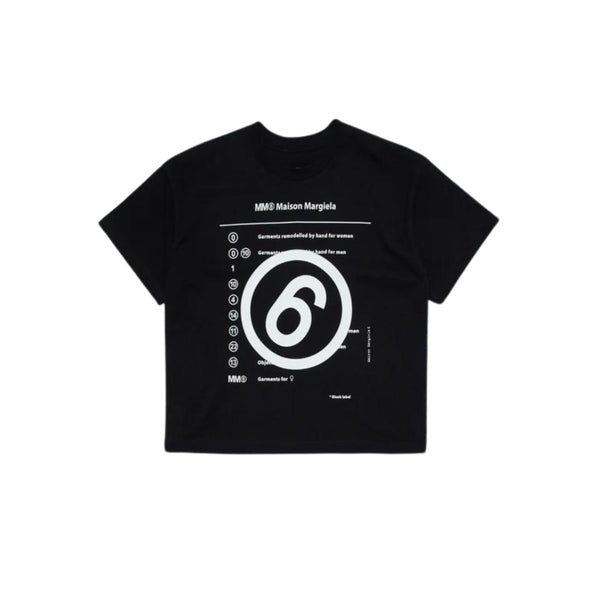 Unisex Black Seasons List Logo-Print T-Shirt