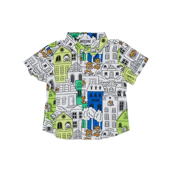 Boys Mulit-Color Printed Shirt