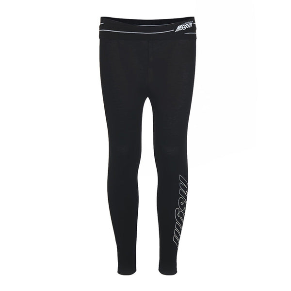 Teen Black Logo Leggings