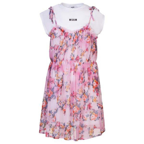 Teen Floral Print Cotton Dress
