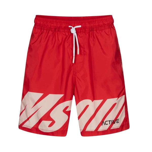 Boys Red Swim Shorts
