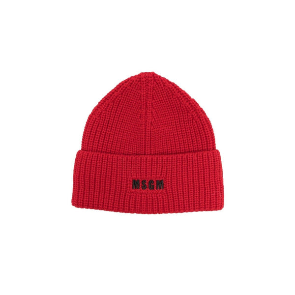Red Wool Logo Hat