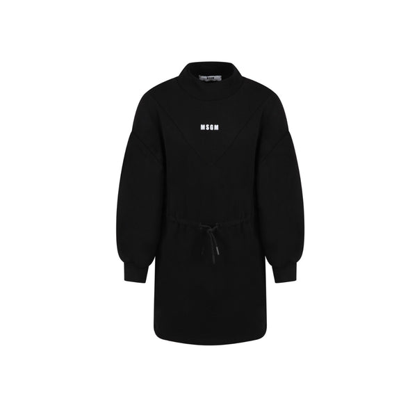 Girls Black Logo Dress