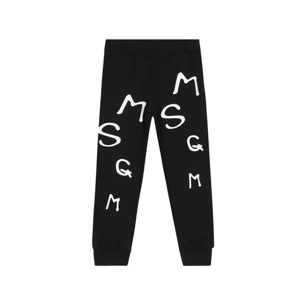 Boys Black Logo Joggers