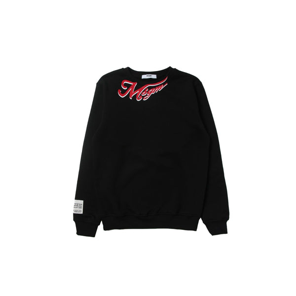 Black Logo Sweater For Girls