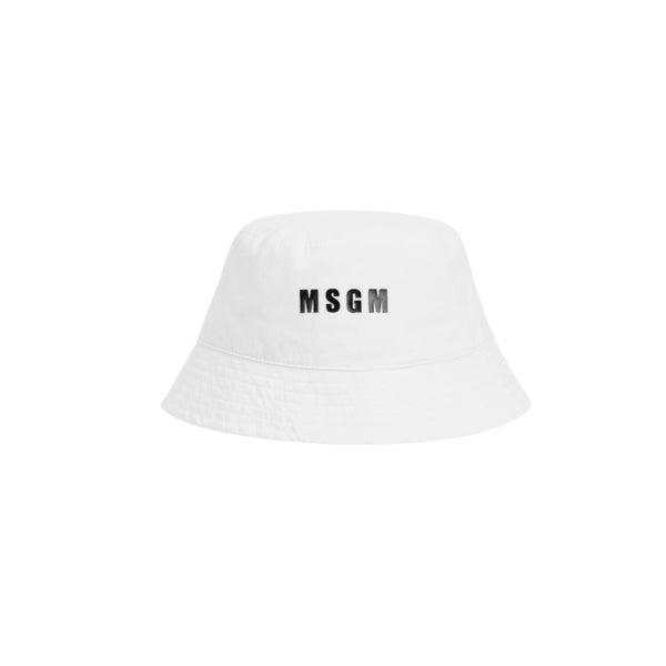 White Logo Bucket Hat